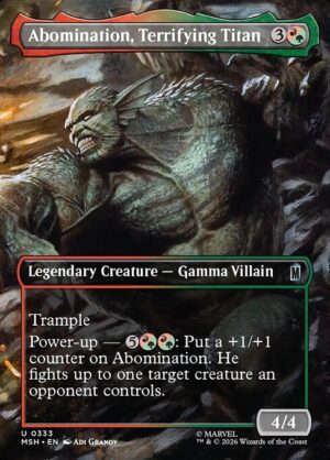 Abomination, Terrifying Titan - Foil<br /><span class="collector-number">Collector No. 333</span>