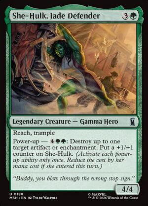 She-Hulk, Jade Defender - Foil<br /><span class="collector-number">Collector No. 188</span>