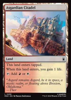 Asgardian Citadel - Foil<br /><span class="collector-number">Collector No. 258</span>