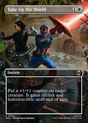 Take Up the Shield - Foil<br /><span class="collector-number">Collector No. 348</span>
