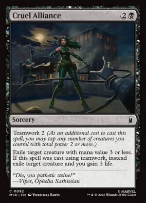Cruel Alliance - Foil<br /><span class="collector-number">Collector No. 92</span>