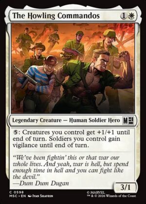The Howling Commandos - Foil<br /><span class="collector-number">Collector No. 598</span>