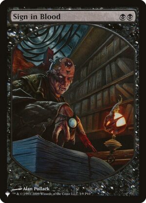 Sign in Blood<br /><span class="collector-number">Collector No. P10-3</span>