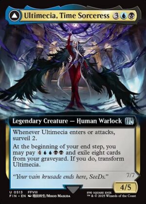 Ultimecia, Time Sorceress // Ultimecia, Omnipotent<br /><span class="collector-number">Collector No. 513</span>