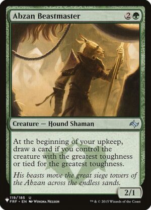Abzan Beastmaster<br /><span class="collector-number">Collector No. FRF-119</span>