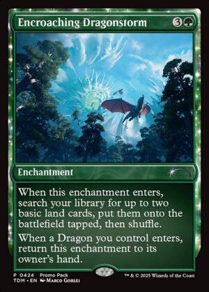 Encroaching Dragonstorm<br /><span class="collector-number">Collector No. 424</span>