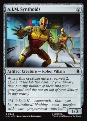 A.I.M. Synthoids - Foil<br /><span class="collector-number">Collector No. 242</span>
