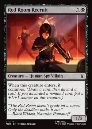 Red Room Recruit - Foil<br /><span class="collector-number">Collector No. 110</span>