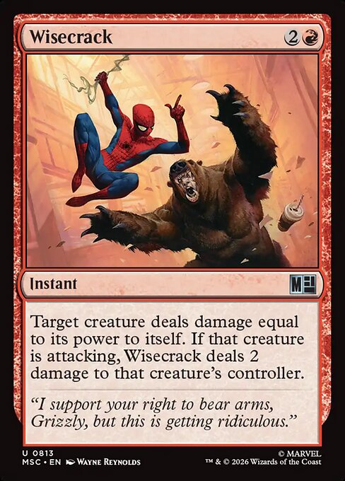 Wisecrack - Foil<br /><span class="collector-number">Collector No. 813</span>