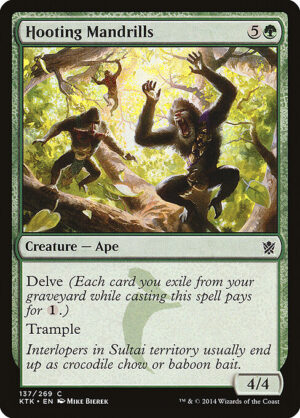 Hooting Mandrills - Foil<br /><span class="collector-number">Collector No. 137</span>