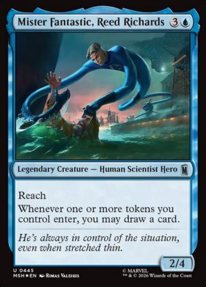 Mister Fantastic, Reed Richards Surge - Surge Foil<br /><span class="collector-number">Collector No. 445</span>