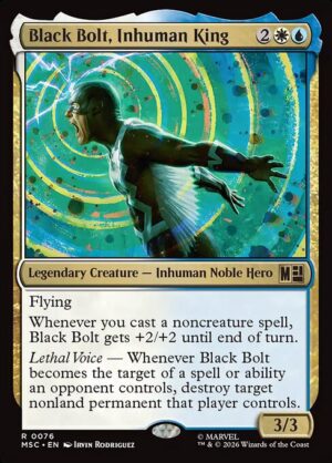 Black Bolt, Inhuman King Surge - Surge Foil<br /><span class="collector-number">Collector No. 76</span>