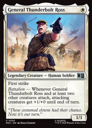 General Thunderbolt Ross - Foil<br /><span class="collector-number">Collector No. 595</span>