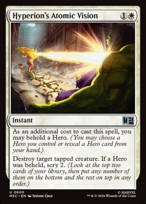 Hyperion's Atomic Vision - Foil<br /><span class="collector-number">Collector No. 600</span>
