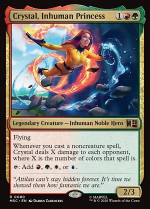 Crystal, Inhuman Princess Surge - Surge Foil<br /><span class="collector-number">Collector No. 80</span>