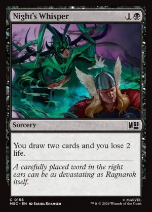 Night's Whisper Surge - Surge Foil<br /><span class="collector-number">Collector No. 158</span>