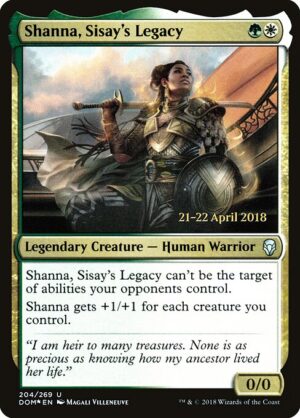 Shanna, Sisay's Legacy - Foil<br /><span class="collector-number">Collector No. 204s</span>
