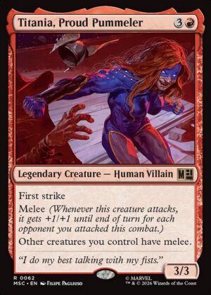 Titania, Proud Pummeler Surge - Surge Foil<br /><span class="collector-number">Collector No. 62</span>