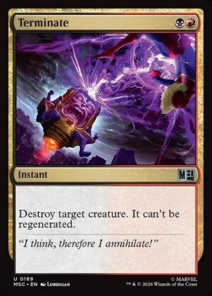 Terminate Surge - Surge Foil<br /><span class="collector-number">Collector No. 189</span>