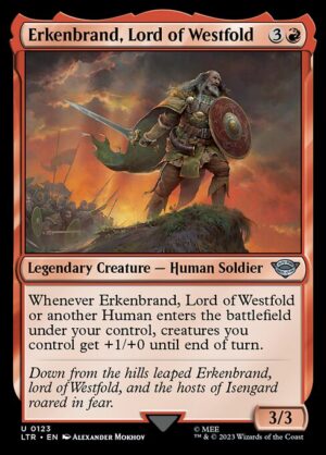 Erkenbrand, Lord of Westfold - Foil<br /><span class="collector-number">Collector No. 123</span>