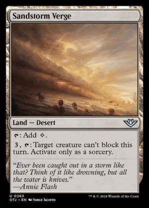 Sandstorm Verge - Foil<br /><span class="collector-number">Collector No. 263</span>