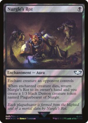 Nurgle's Rot Surge - Surge Foil<br /><span class="collector-number">Collector No. 45★</span>