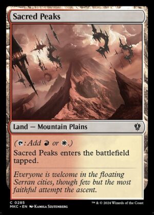 Sacred Peaks<br /><span class="collector-number">Collector No. 285</span>