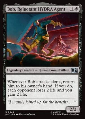 Bob, Reluctant HYDRA Agent - Foil<br /><span class="collector-number">Collector No. 649</span>