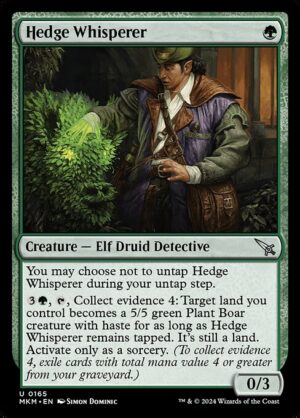 Hedge Whisperer - Foil<br /><span class="collector-number">Collector No. 165</span>