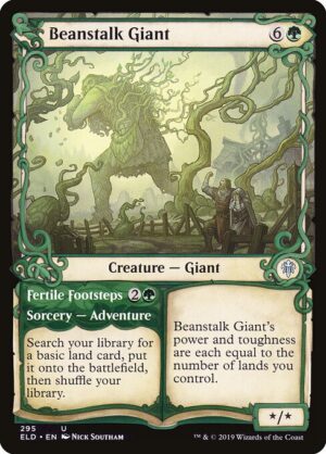 Beanstalk Giant // Fertile Footsteps - Foil<br /><span class="collector-number">Collector No. 295</span>