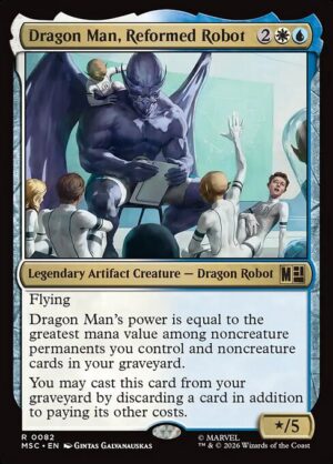 Dragon Man, Reformed Robot Surge - Surge Foil<br /><span class="collector-number">Collector No. 82</span>