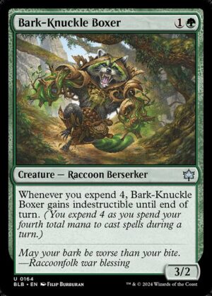 Bark-Knuckle Boxer - Foil<br /><span class="collector-number">Collector No. 164</span>