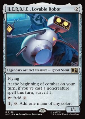 H.E.R.B.I.E., Lovable Robot Surge - Surge Foil<br /><span class="collector-number">Collector No. 106</span>