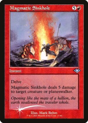 Magmatic Sinkhole - Etched<br /><span class="collector-number">Collector No. 17</span>