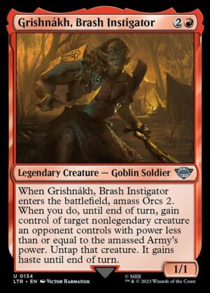 Grishnákh, Brash Instigator - Foil<br /><span class="collector-number">Collector No. 134</span>