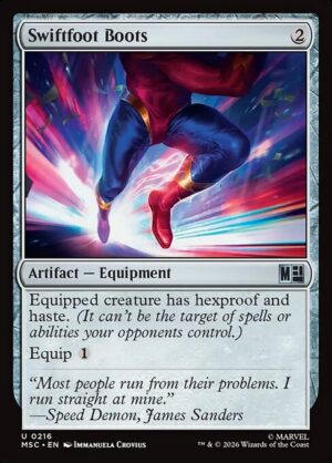 Swiftfoot Boots Surge - Surge Foil<br /><span class="collector-number">Collector No. 216</span>