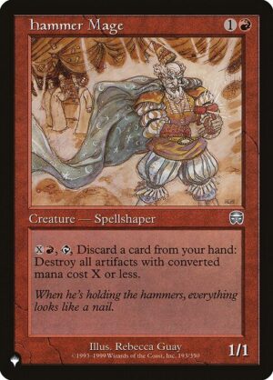 Hammer Mage<br /><span class="collector-number">Collector No. MMQ-193</span>
