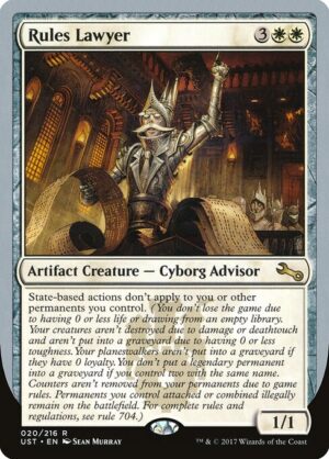 Rules Lawyer<br /><span class="collector-number">Collector No. 20</span>