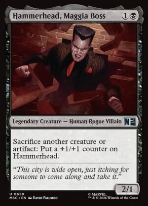 Hammerhead, Maggia Boss - Foil<br /><span class="collector-number">Collector No. 659</span>