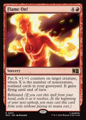 Flame On! Surge - Surge Foil<br /><span class="collector-number">Collector No. 51</span>