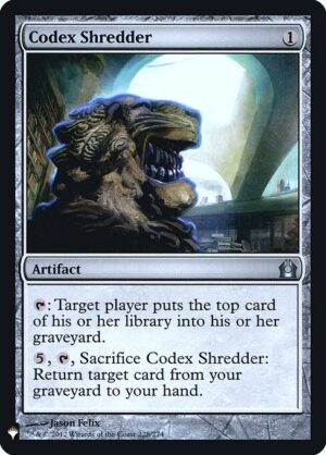 Codex Shredder - Foil<br /><span class="collector-number">Collector No. RTR-228</span>