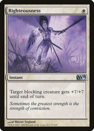 Righteousness<br /><span class="collector-number">Collector No. 27</span>