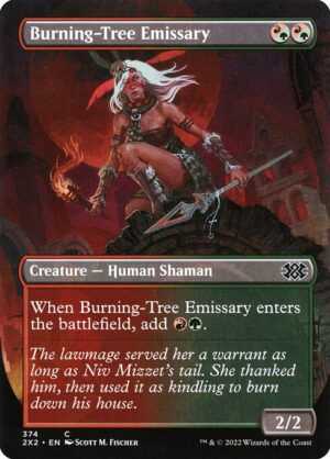Burning-Tree Emissary - Foil<br /><span class="collector-number">Collector No. 374</span>