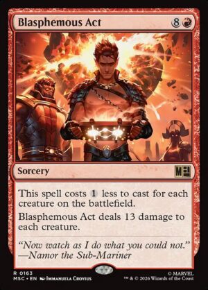 Blasphemous Act Surge - Surge Foil<br /><span class="collector-number">Collector No. 163</span>