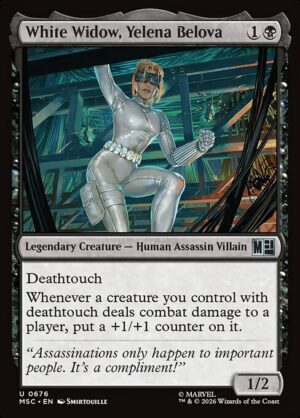White Widow, Yelena Belova - Foil<br /><span class="collector-number">Collector No. 676</span>