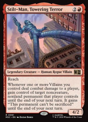 Stilt-Man, Towering Terror Surge - Surge Foil<br /><span class="collector-number">Collector No. 61</span>