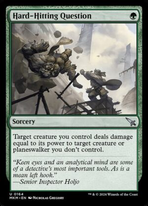 Hard-Hitting Question - Foil<br /><span class="collector-number">Collector No. 164</span>