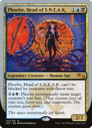 Phoebe, Head of S.N.E.A.K.<br /><span class="collector-number">Collector No. 135</span>