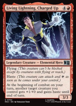 Living Lightning, Charged Up - Foil<br /><span class="collector-number">Collector No. 764</span>