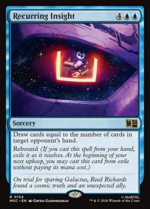 Recurring Insight Surge - Surge Foil<br /><span class="collector-number">Collector No. 154</span>
